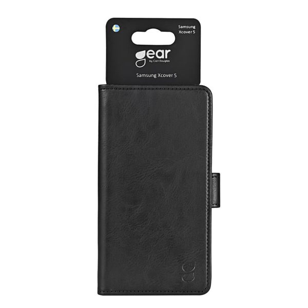 GEAR Samsung Galaxy Xcover 5 Wallet Læder Cover m. Pung Sort Online Hot Sale