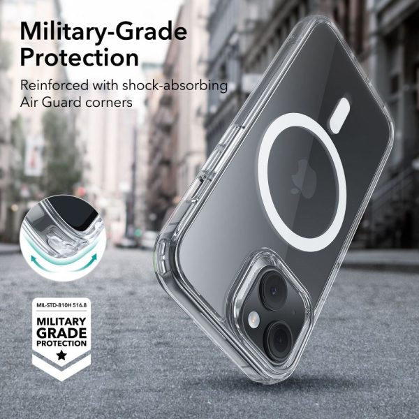 iPhone 15 ESR Classic Hybrid Halolock Cover - MagSafe Kompatibel - Gennemsigtig For Discount