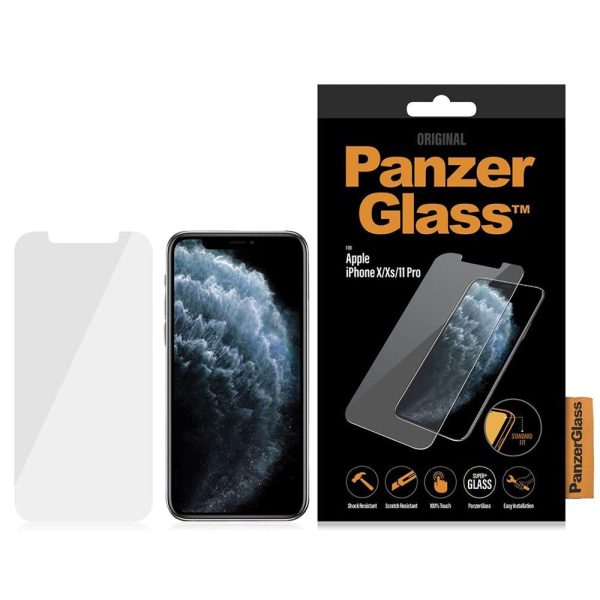 iPhone 11 Pro   Xs   X PanzerGlass Standard Fit Skærmbeskyttelse - Gennemsigtig Online Sale