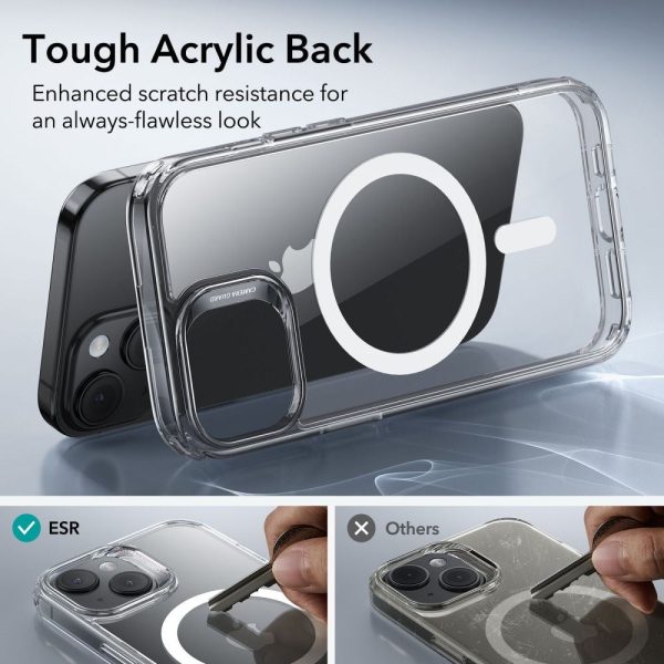 iPhone 15 ESR Classic Hybrid Halolock Cover - MagSafe Kompatibel - Gennemsigtig For Discount