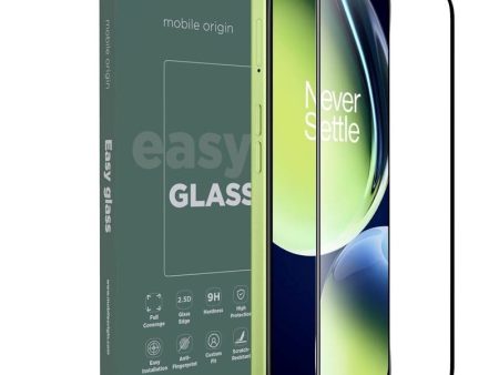 OnePlus Nord CE 3 Lite (5G) Mobile Origin EasyGlass Skærmbeskyttelsesglas - Gennemsigtig   Sort Kant For Discount