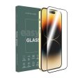 iPhone 14 Pro Max Mobile Origin EasyGlass Skærmbeskyttelsesglas - Gennemsigtig   Sort Kant Supply