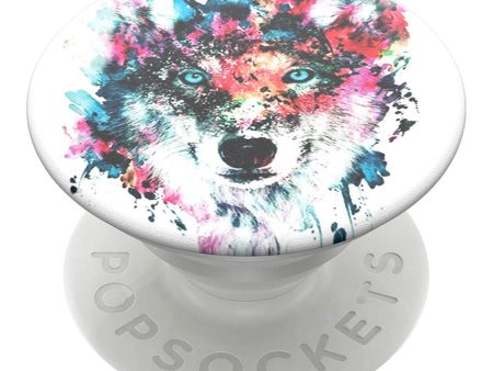 POPSOCKETS PopGrip Wolf Aftageligt Greb m. Standerfunktion Discount