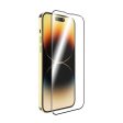 iPhone 14 Pro Max Mobile Origin EasyGlass Skærmbeskyttelsesglas - Gennemsigtig   Sort Kant Supply