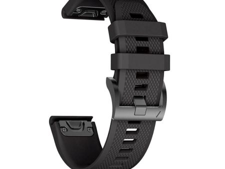 Universal Garmin 22mm QuickFit Rem Tech-Protect Smooth Silikone Rem - Sort For Discount