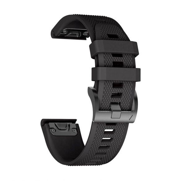 Universal Garmin 22mm QuickFit Rem Tech-Protect Smooth Silikone Rem - Sort For Discount