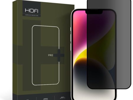 iPhone 14   13   13 Pro Hofi Glass Pro+ Skærmbeskyttelse m. Privacy Funktion - Case Friendly - Gennemsigtig Online Hot Sale