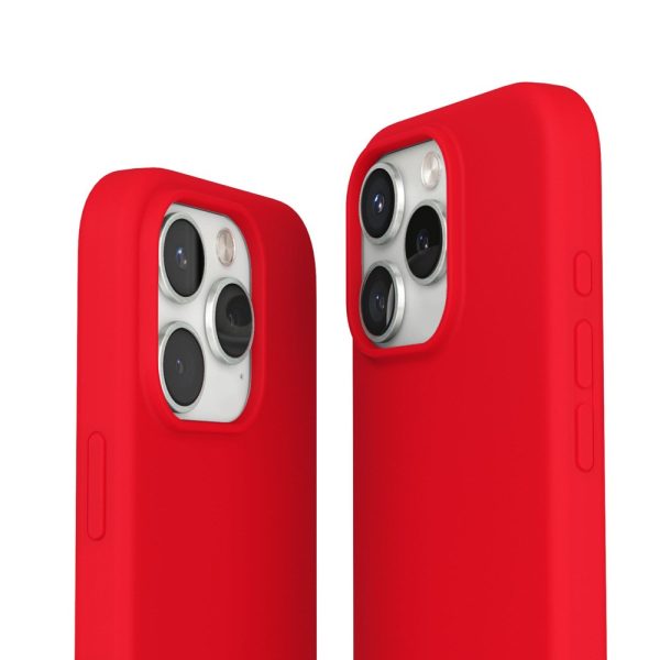 Vonmählen iPhone 16 Pro Eco Silikone Cover - MagSafe Kompatibel - Firecracker Discount