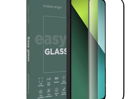 Xiaomi Redmi Note 13 Pro (5G) Mobile Origin EasyGlass Skærmbeskyttelsesglas - Gennemsigtig   Sort Kant Online Hot Sale