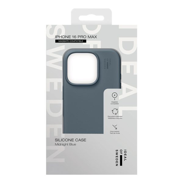 iDeal Of Sweden iPhone 16 Pro Max Silicone Case - MagSafe Kompatibel - Midnight Blue Online Hot Sale