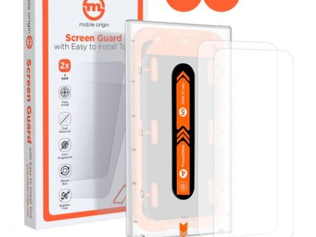 iPhone 15 Pro Max   15 Plus Mobile Origin Beskyttelsesglas - Case Friendly - 2 stk - Gennemsigtig Sale