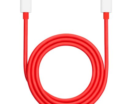 Original OnePlus USB-C til USB-C 12A Data- og Opladerkabel 150W - 1m - Rød Cheap