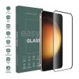 Samsung Galaxy S23 Mobile Origin EasyGlass Skærmbeskyttelsesglas - Gennemsigtig   Sort Kant on Sale