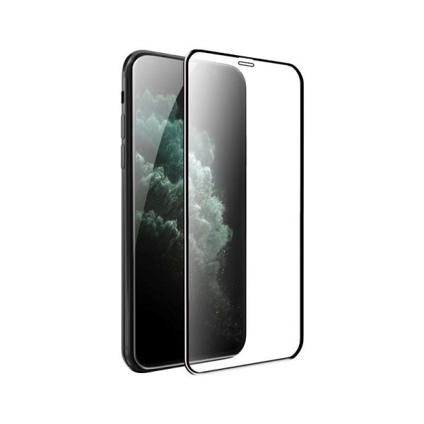 iPhone 11 Pro   Xs   X Mobile Origin EasyGlass Skærmbeskyttelsesglas - Gennemsigtig   Sort Kant Fashion