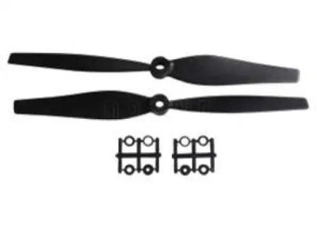 Orange HD Propellers 8045(8X4.5) Carbon Nylon 3D Black 1CW+1CCW-1pair Hot on Sale