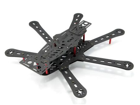 Mini 290 6-Axis FPV Racer Pure Carbon Fiber Hexacopter Frame on Sale