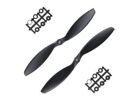 Orange HD Propellers 8038(8X3.8) ABS Black 1CW+1CCW-1pair Online now