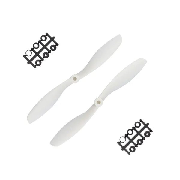 Orange HD Propellers 8045(8X4.5) ABS White 1CW+1CCW-1pair Supply