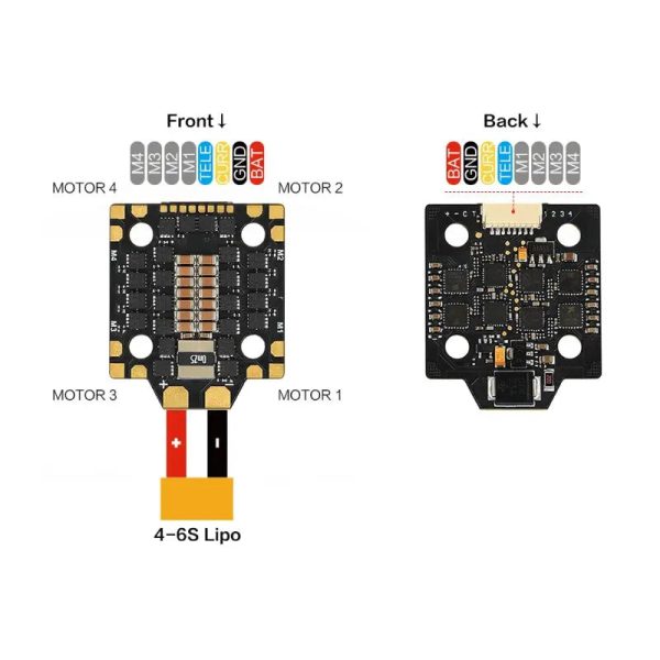 Axisflying Argus Mini F7 STACK 40A ESC Supply