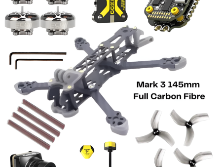 Mark3 145mm Carbon Fiber Analog FPV Drone Kit For Cheap