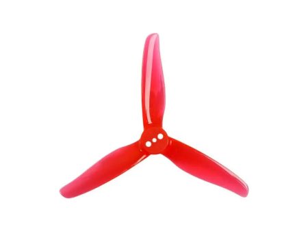 Foxeer DalProp Cyclone Triblade T3018 Propeller 4 Pair CW+CCW-Crystal Red Sale