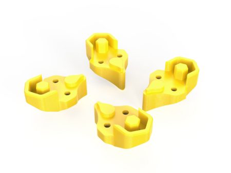 TPU 3D Protective tripod of Arm Yellow – (4pcs) Online