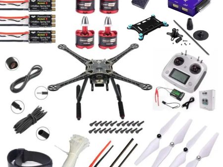 Radiolink Crossflight Flight Controller With GPS TS100 S500 Quadcopter with carbon fibre landing gear Advance Drone Kit - Flysky - i6s Online