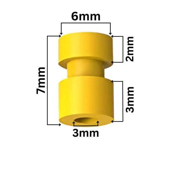 M2 Rubber Damper Balls For F4 Flight Controller (7×6×3) (4pcs). For Discount