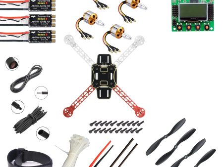 KK2.1.5 Flight Controller F330 Quadcopter Drone Kit - Without tx Supply