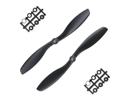 Orange HD Propellers 8045(8X4.5) ABS Black 1CW+1CCW-1pair Online Sale