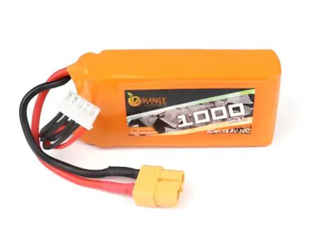 14.8V 1000mAh 30C 4S Lithium Polymer Battery Pack (Orange). For Sale