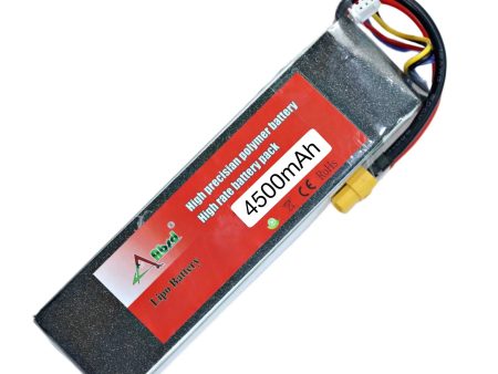 11.1V 4500mAh 3S 30C Lipo Battery With XT60 Plug (Brand ABSD). on Sale