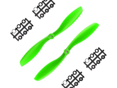 Orange HD Propellers 8045(8X4.5) ABS Green 1CW+1CCW-1pair Online Sale