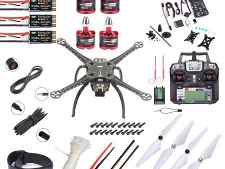 Pixhawk 2.4.8 Combo Kit Flight Controller With GPS S500 Quadcopter with Plastic landing gear Advance Drone Kit -Flysky - i6x Online Sale