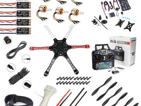 Pixhawk 2.4.8 Combo Kit Flight Controller With GPS F550 hexacopter Drone Kit - Flysky - i6 Fashion