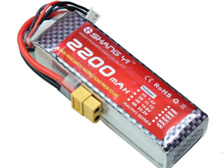 11.1V 2200mAh 3S 35C Lipo Battery With XT60 Plug (SHANG YI). Online