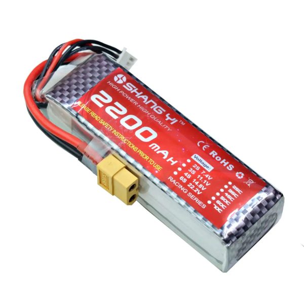 11.1V 2200mAh 3S 35C Lipo Battery With XT60 Plug (SHANG YI). Online