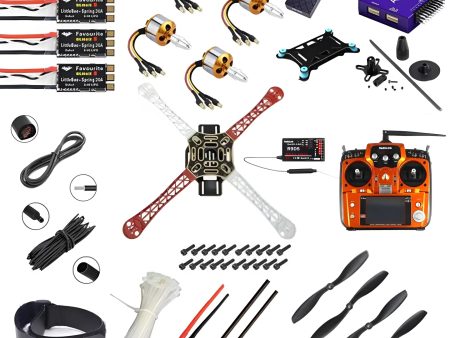 Radiolink Crossflight Flight Controller With GPS TS100 F450 Quadcopter Advance Drone Kit - Radiolink AT10 For Cheap