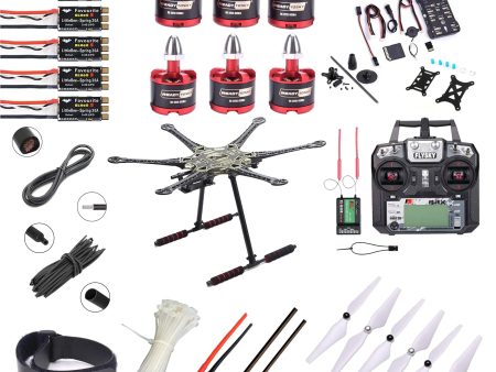 Pixhawk 2.4.8 Combo Kit Flight Controller With GPS S550 hexacopter with carbon fibre landing gear Advance Drone Kit - Flysky i6x For Sale