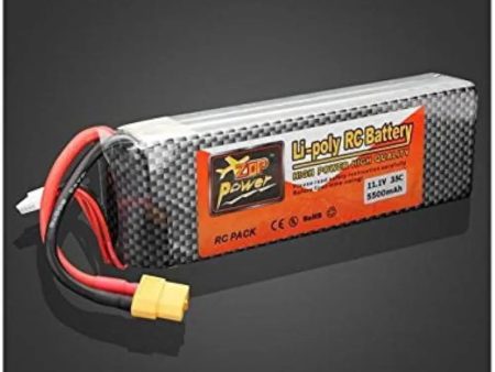 11.1V 5500mAh 3S 35C Lipo Battery with XT60 Plug (Brand ZOP Power). Online Sale