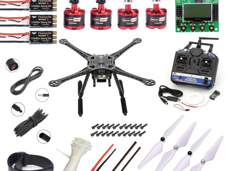 KK2.1.5 Flight Controller S500 hexacopter with carbon fibre landing gear Advance Drone Kit - Flysky - ct6b For Cheap