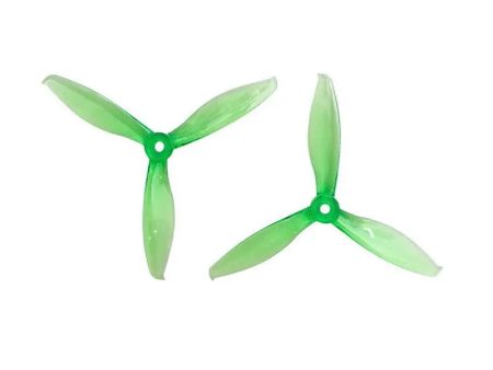 5149 (5.1X4.9) Tri Blade Flash HD 2CW+2CCW - Transparent Green Propeller. Cheap