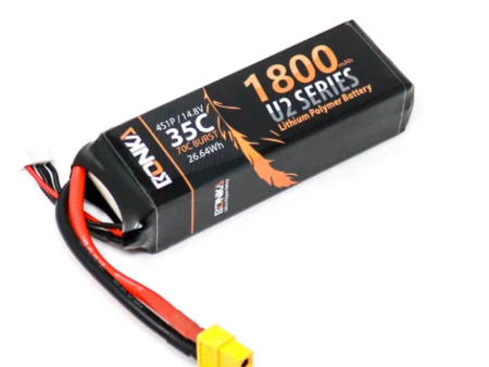 14.8V 1800mAh 4S 35C Lithium Polymer Battery Pack (Brand Bonka) Hot on Sale