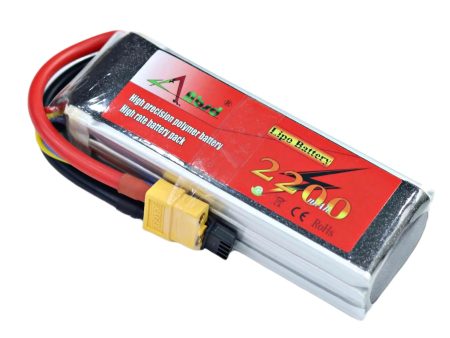 11.1V 2200mAh 3S 80C Lipo Battery With XT60 Plug (Brand ABSD). Sale