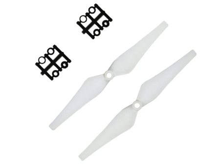 9443 Glass Fiber Nylon Propeller For Drone & RC Plane White 1CW+1CCW - (1Pair). on Sale