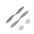 1238 HD Glass Fiber Nylon Propellers 1CW+1CCW - (1pair) - Grey. For Cheap