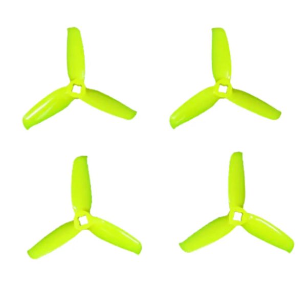 3052 Tri Blade Flash Propellers 2CW+2CCW - (2 Pairs) - Lemon Yellow. Sale