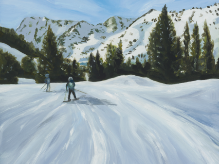 Afternoon at Alta  9  x 12  on Sale