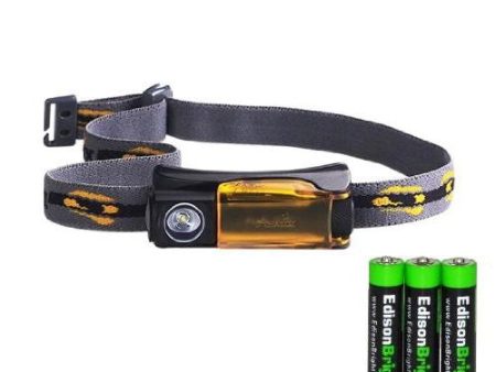 Fenix HL10 70 Lumen LED removable light Headlamp with Three EdisonBright AAA Alkaline batteries Online Hot Sale