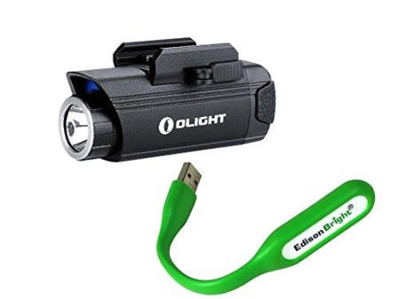 Olight PL1 Valkyrie 400 lumen LED pistol light with EdisonBright USB reading light bundle Discount